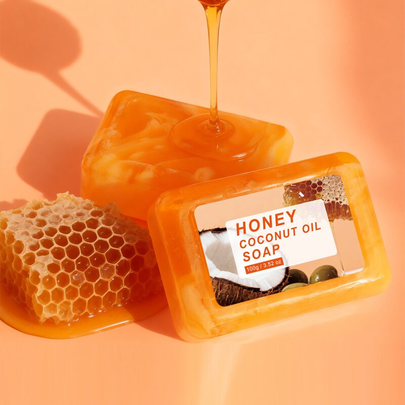 Honey Coconut Soap Bar - Manufacturer - Wholesale Natural Olive Oil Deep Moisturizing