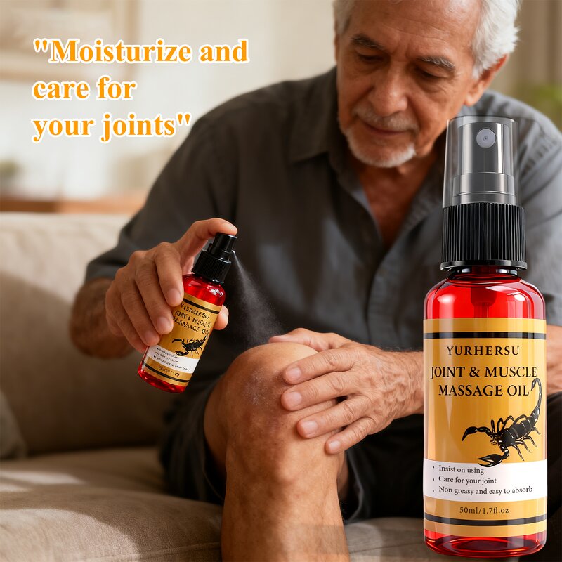 Joint Massage Oil - Manufacturer - Non-Sticky Lightweight Fast-Absorbing Skin Care