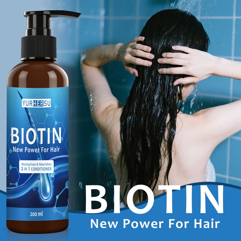 Biotin Conditioner - Manufacturer - 200ml Anti Hair Loss Deep Nourishing Repair Damaged