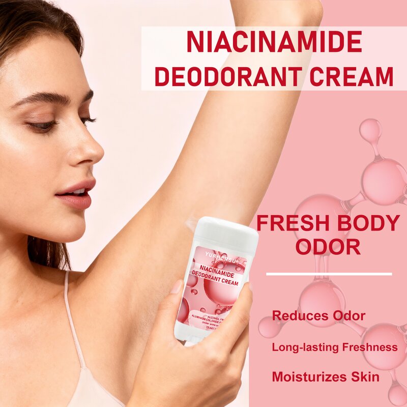 Niacinamide Deodorant Cream - Manufacturer - Private Label Hydrating Aluminum Alcohol Free