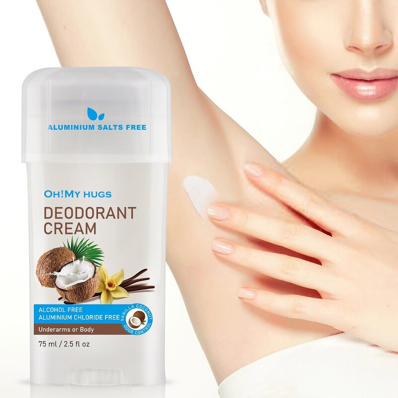 Deodorant Cream Stick - Manufacturer - Private Label Natural Lady Organic Fruity Flavours