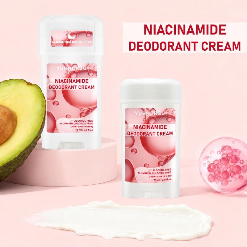 Niacinamide Deodorant Cream - Manufacturer - Private Label Hydrating Aluminum Alcohol Free
