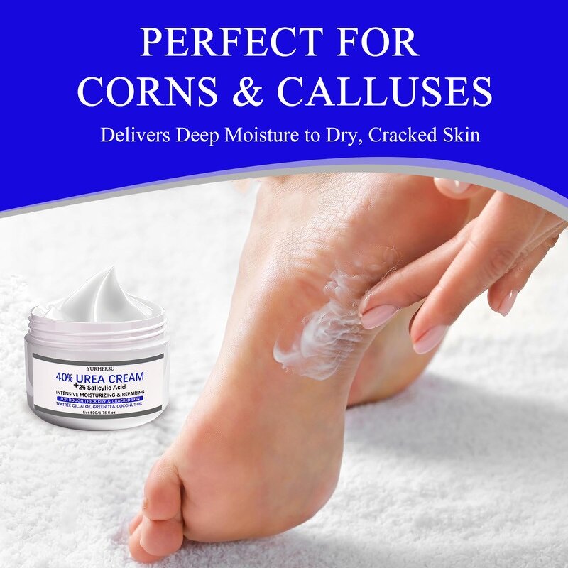 Urea Foot Cream - Manufacturer - OEM 40% Urea Dry Cracked Skin Calluses Feet Care