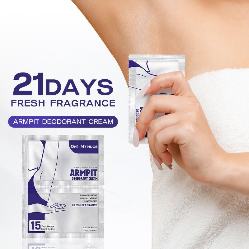 Deodorant Cream - Manufacturer - Wholesale 21 Days Long Lasting Sweat Protection Men Women