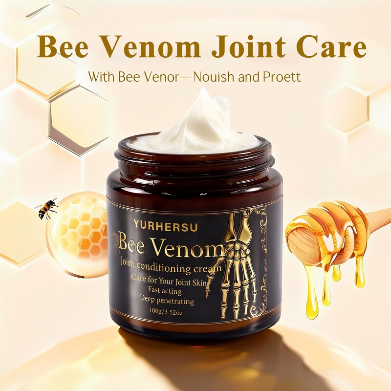 Bee Venom Joint Cream - Manufacturer - Private Label Fast-Acting Deep Penetrating Rich Texture