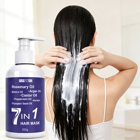 Leave in Hair Mask - Manufacturer - 7 in 1 No Rinse Frizz Control Heat Protectant