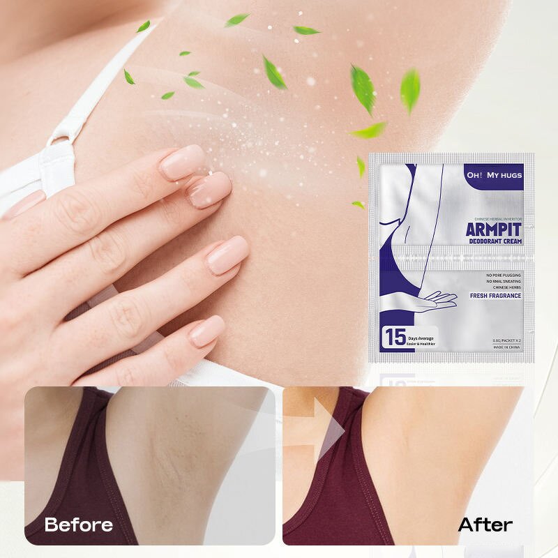 Deodorant Cream - Manufacturer - Wholesale 21 Days Long Lasting Sweat Protection Men Women