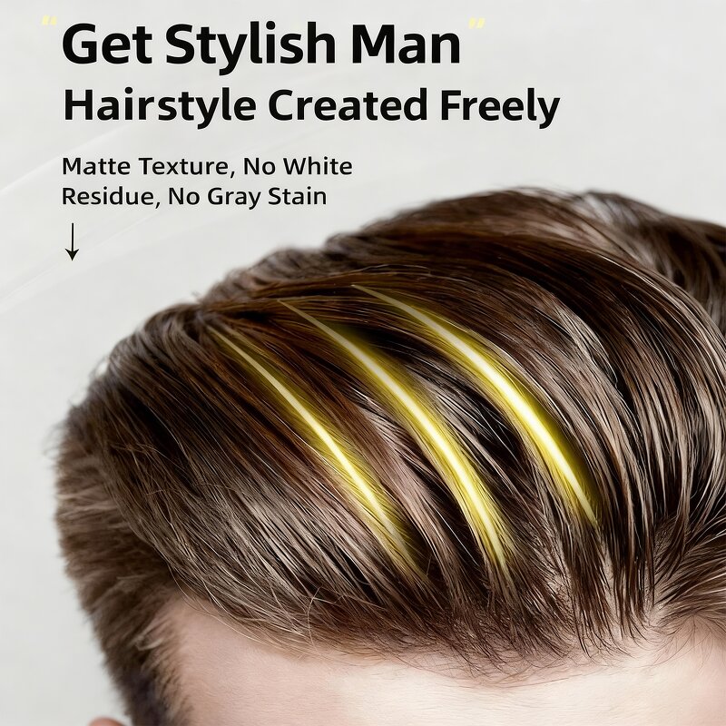 Hair Styling Clay - Manufacturer - Wholesale Men Strong Hold Humidity Resistant Quick-Drying