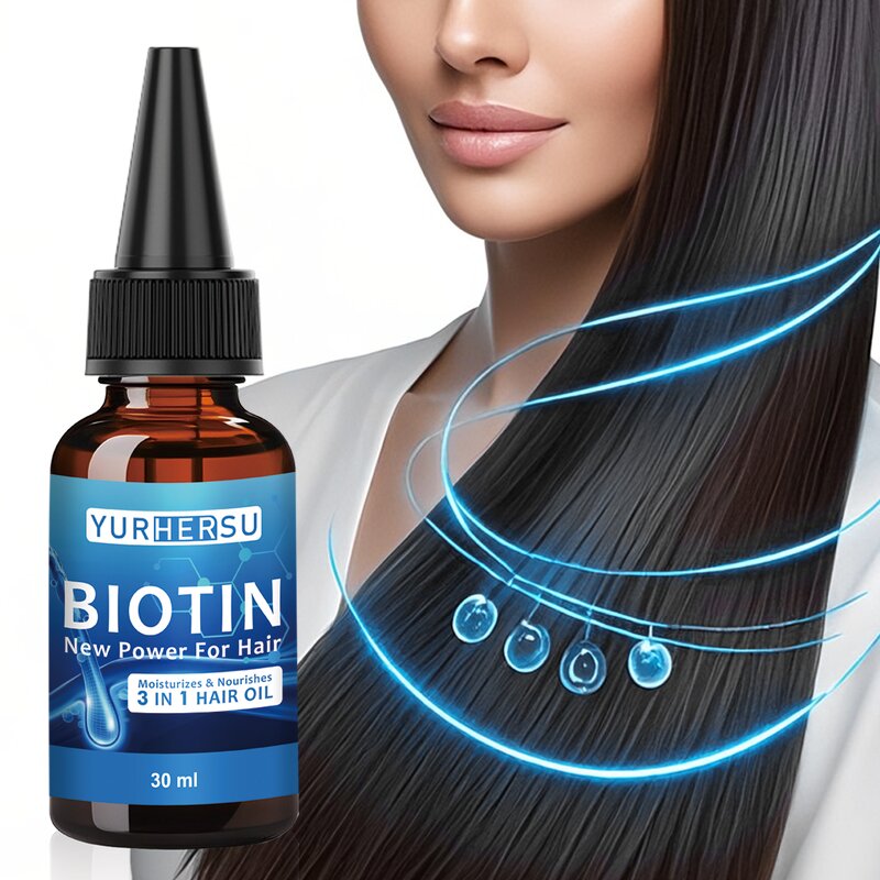 Biotin Hair Oil - Manufacturer - 3-in-1 Hair Loss Prevention Nourishing Essential Oil