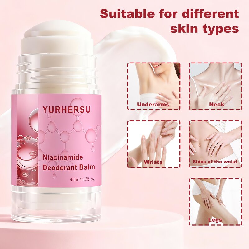 Niacinamide Deodorant Balm - Manufacturer - Long-Lasting Fragrance Underarm Fresh Care