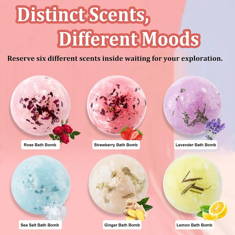 Bath Bomb Gift Box - Manufacturer - Bath Salt Ball Bubble Nourish Lusterless Skin