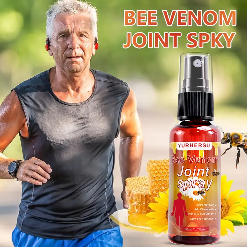 Bee Venom Joint Spray - Manufacturer - Grape Seed Jojoba Oils Soothing Mist Convenient