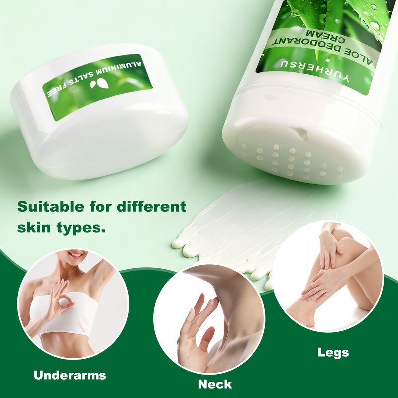 Aloe Deodorant Cream - Manufacturer - Private Label Aluminum Free Shea Butter Long-Lasting