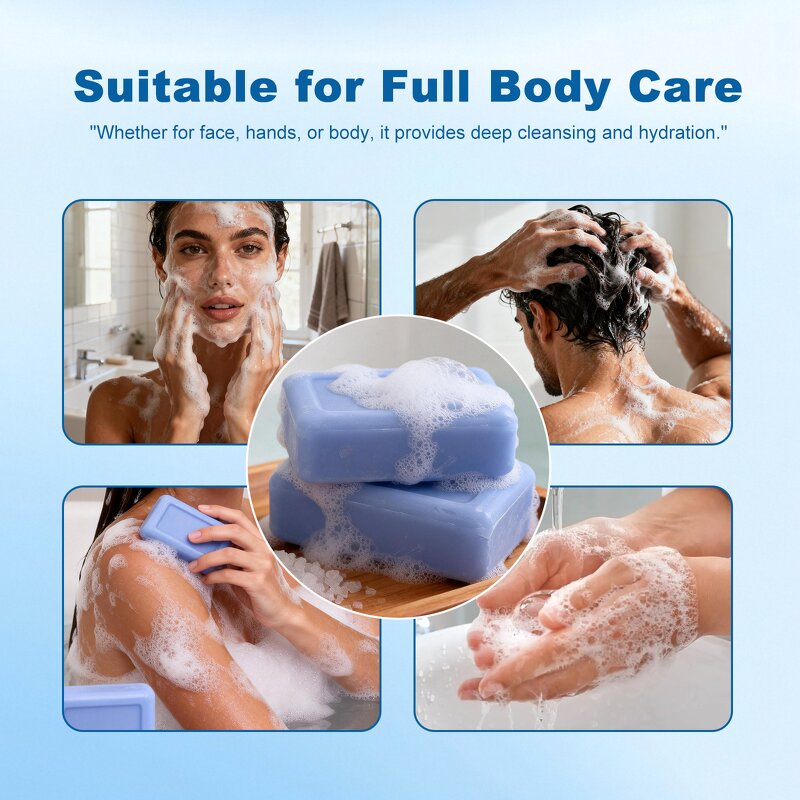 Sea Salt Soap Bar - Manufacturer - Wholesale Shea Butter Coconut Olive Oil Gentle Cleansing