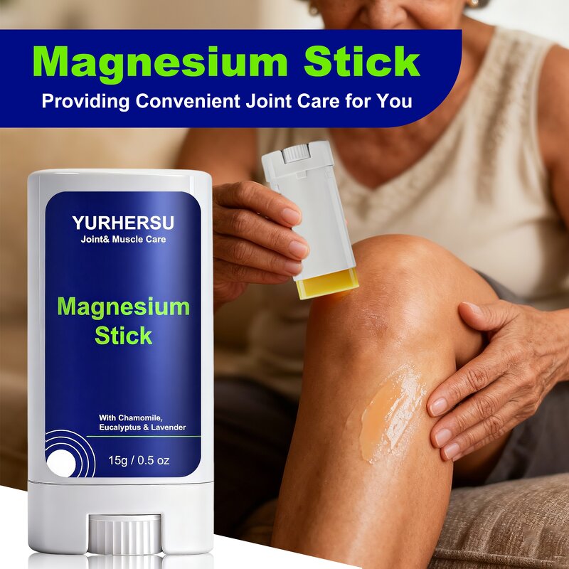 Magnesium Body Stick - Manufacturer - Private Label Beeswax Chamomile Joint Muscle Care