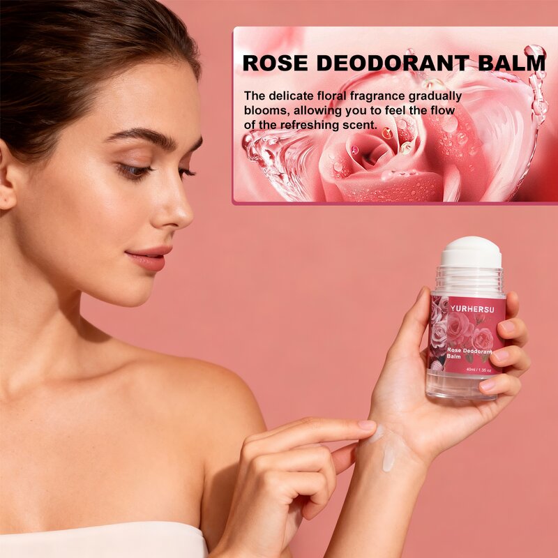 Rose Deodorant Balm - Manufacturer - Private Label Rosa Canina Long-Lasting Moisturizing