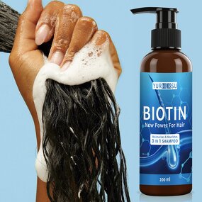 Biotin Shampoo - Manufacturer - 3-in-1 Nourishing Moisturizing Soft Repair Hair Care