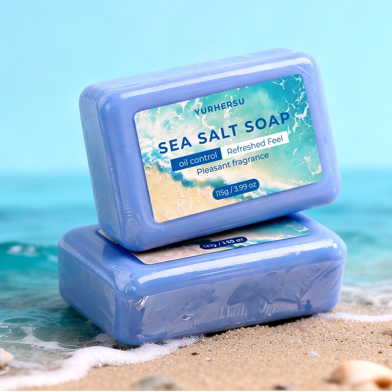 Sea Salt Soap Bar - Manufacturer - Wholesale Shea Butter Coconut Olive Oil Gentle Cleansing