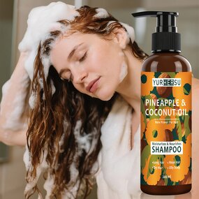 Pineapple Coconut Shampoo Set - Manufacturer - Anti Hair Loss Chebe Shampoo Conditioner