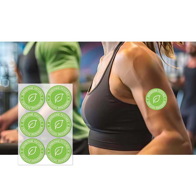 Berberine HCL Patch - Manufacturer - Energy Metabolism Booster Non-GMO Latex-Free