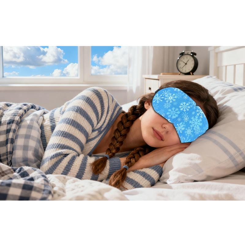 Cooling Eye Mask - Manufacturer - 2025 Herbal Cool Feeling Relieves Fatigue Sleep