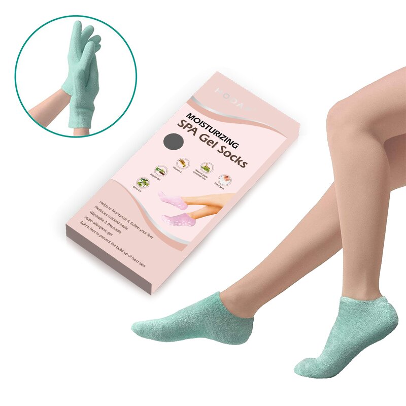 Moisturizing Socks - Manufacturer - Gel Oils Vitamins Dry Cracked Feet Skin Soft