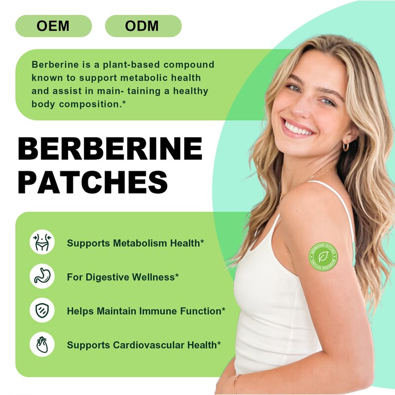 Berberine Patch - Manufacturer - Comprehensive Wellness Pomegranate Cinnamon B-Vitamins