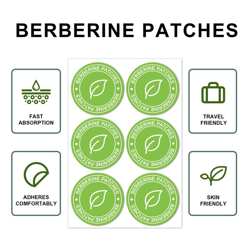 Berberine Patch - Manufacturer - OEM ODM Natural Ingredients Customizable Size
