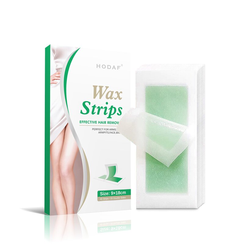 Depilatory Wax Strips - Manufacturer - Legs Bikini Cold Natural Beeswax Easy Use