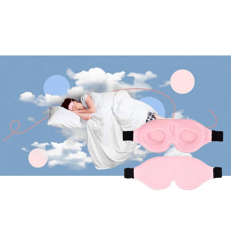 Sleep Mask - Manufacturer - Memory Foam 3D Contoured Eyelash Friendly Side Sleeper