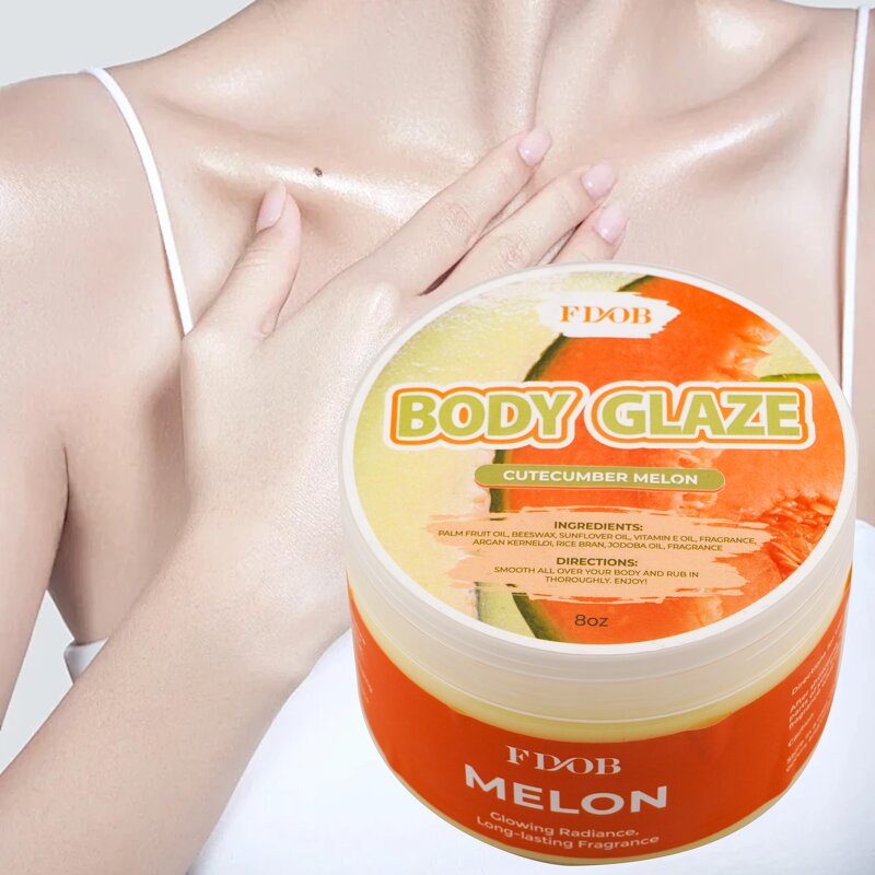 Wholesale Body Lotion Body Glaze Customizable Fragrance Hami Melon 100% Oil Naturals Shea Butter Shea Butter for Body
