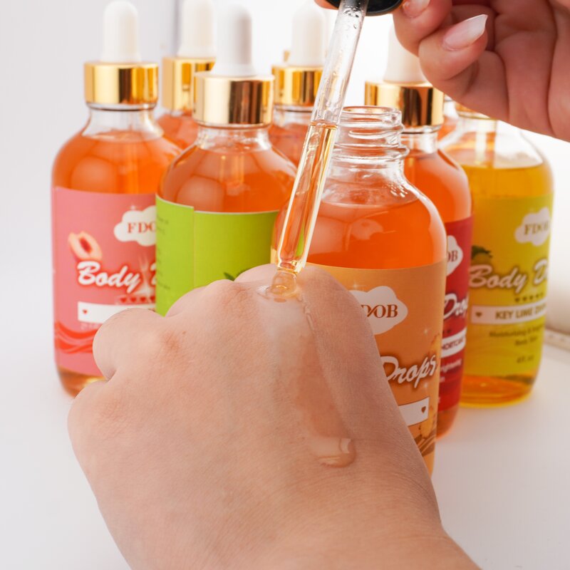 Body Oil - Manufacturer - Hot Sale Customizable Strawberry Fragrance Moisturizes Brightens