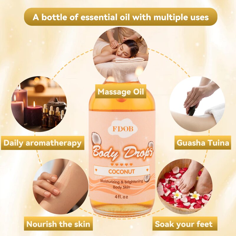 Body Oil - Manufacturer - Hot Sale Customizable Strawberry Fragrance Moisturizes Brightens