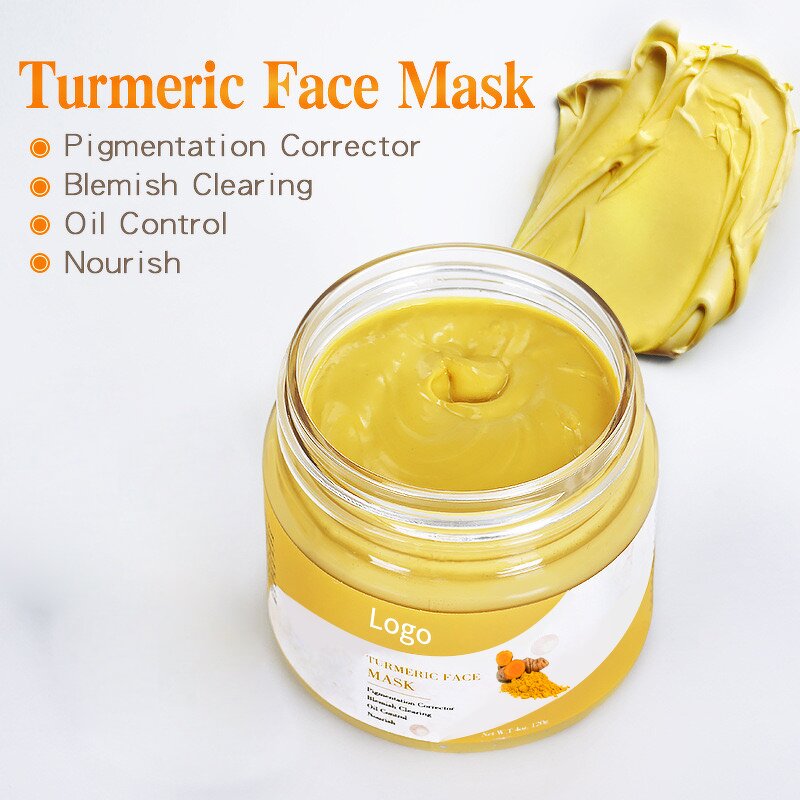 Turmeric Clay Mask - Manufacturer - Brighten Blackhead Removal Anti Acne Organic Cleansing