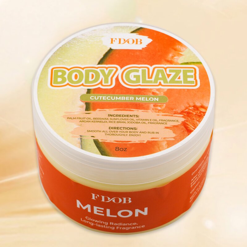 Wholesale Body Lotion Body Glaze Customizable Fragrance Hami Melon 100% Oil Naturals Shea Butter Shea Butter for Body