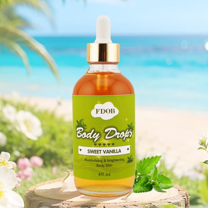 Body Oil - Manufacturer - Customizable Shea Butter Coconut Fragrance Moisturizes Brightens