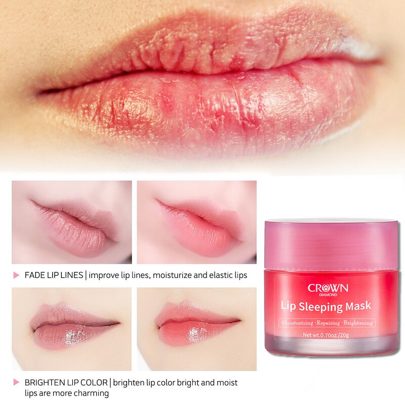 Lip Sleeping Mask - Manufacturer - Private Label Natural Organic Vitamin C Brightening Night Repair
