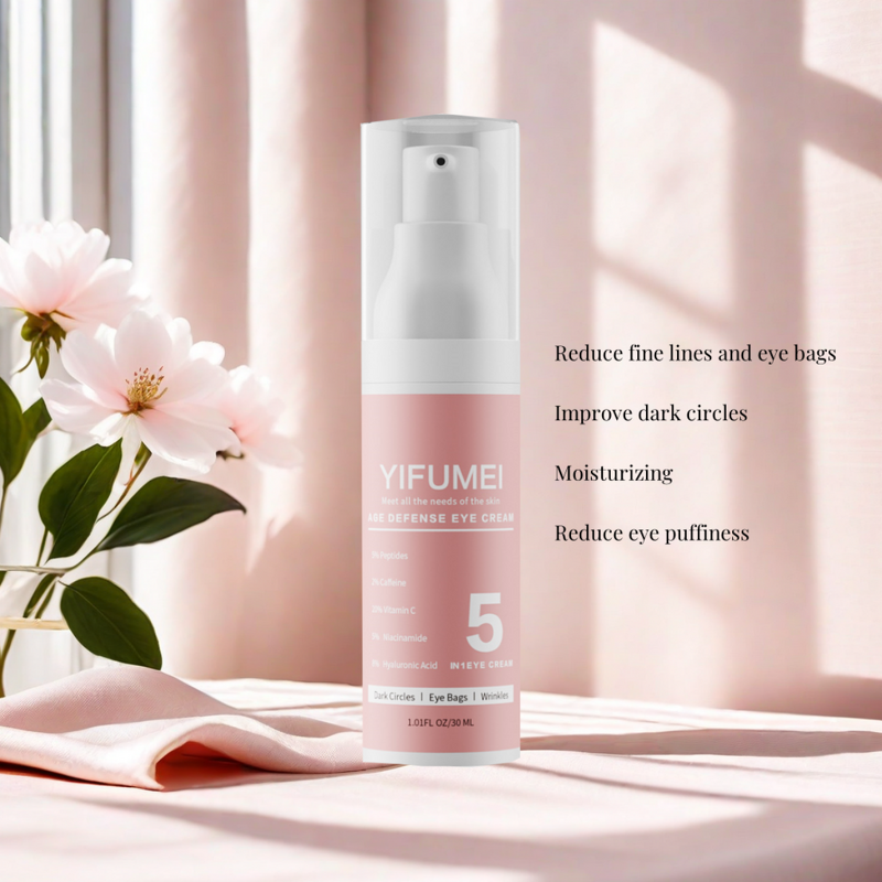 5 in 1 Eye Cream - Manufacturer - Private Label Brightening Eye Bag Remover Firming Lifting Anti Wrinkle