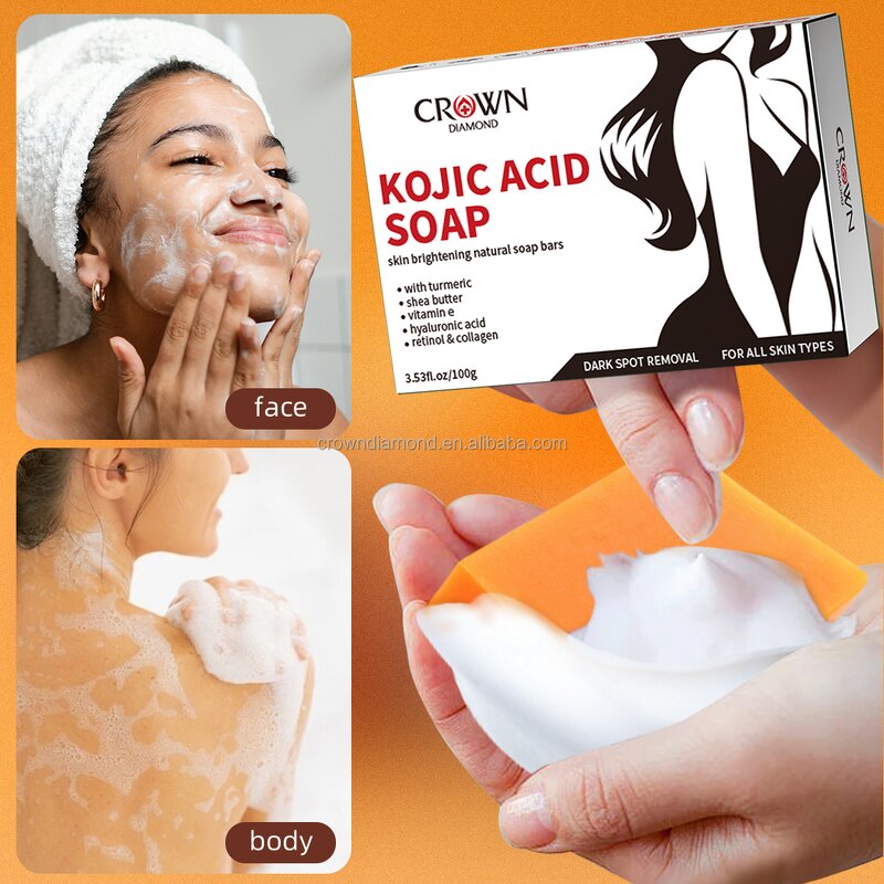Kojic Acid Soap - Manufacturer - Custom Logo Brightening Pigmentation Dark Spots Skin Lightening