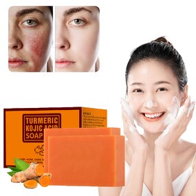 Turmeric Kojic Acid Soap - Manufacturer - Wholesale Natural Handmade Anti Acne Dark Spot Remover Brightening