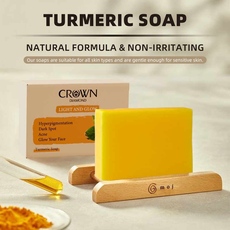 Lemon Turmeric Soap - Manufacturer - Wholesale Handmade Organic Dark Spots Remover Deep Cleansing