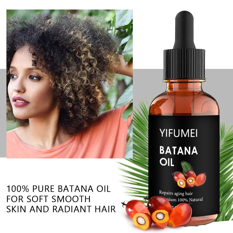 Batana Hair Oil - Manufacturer - Organic Nourishing Repair Damaged Curly Anti Frizz Smoothing