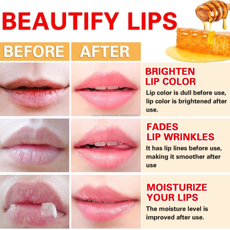 Honey Lip Mask - Manufacturer - Wholesale Natural Organic Anti Wrinkles Hydrating Exfoliating Lip Care