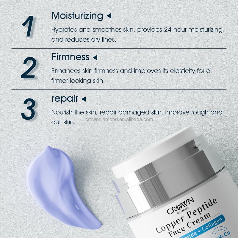 Collagen Face Cream - Manufacturer - Private Label Firming Whitening Anti-Aging GHK-Cu Peptide