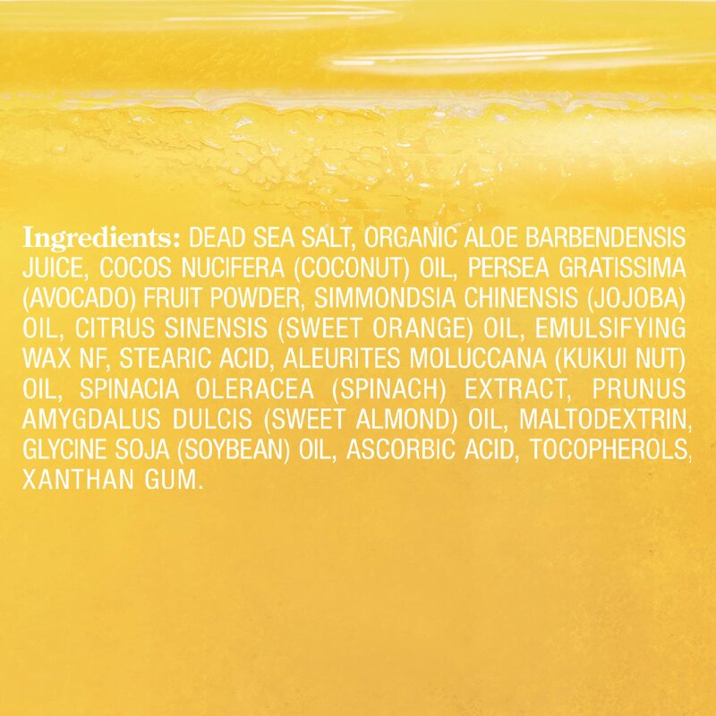 Orange Body Scrub - Manufacturer - Private Label Vegan Sea Salt Fruit Brightening Exfoliating Cleansing