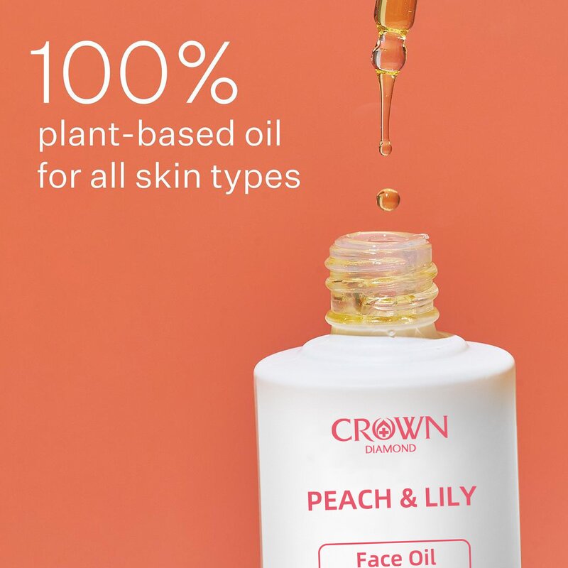 Peach Lily Face Oil - Manufacturer - Custom Logo Organic Squalane Soothing Anti-Aging Whitening