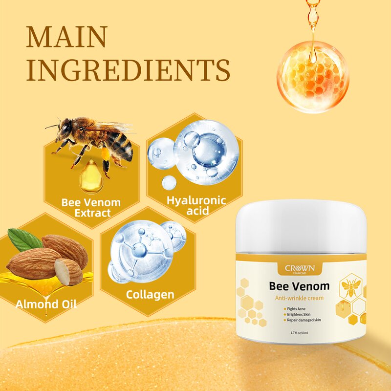 Bee Venom Face Cream - Manufacturer - Private Label Firming Brightening Anti Aging Acne Repair