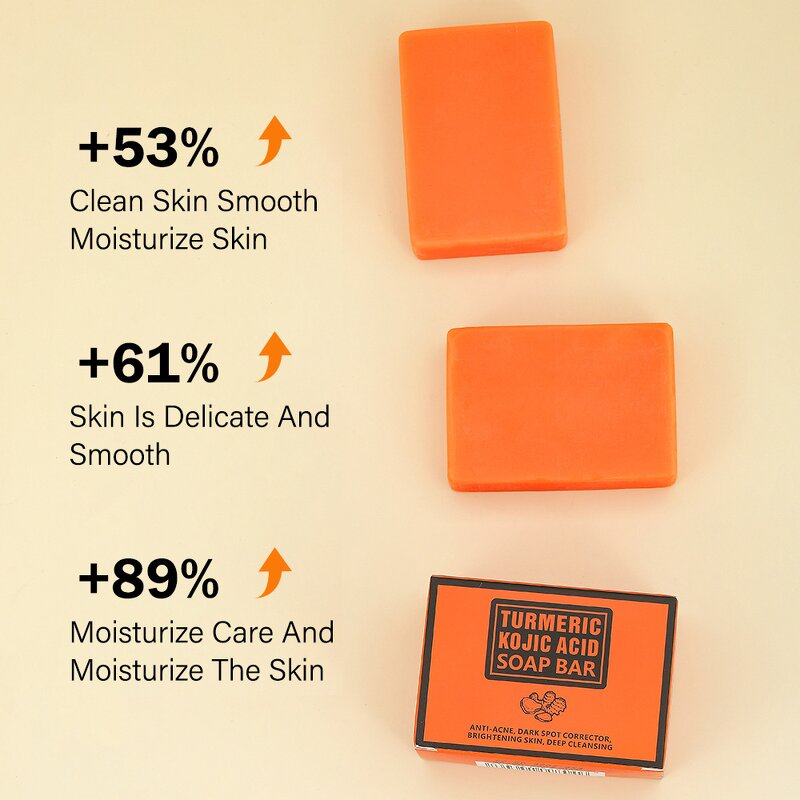 Turmeric Kojic Acid Soap - Manufacturer - Wholesale Natural Handmade Anti Acne Dark Spot Remover Brightening
