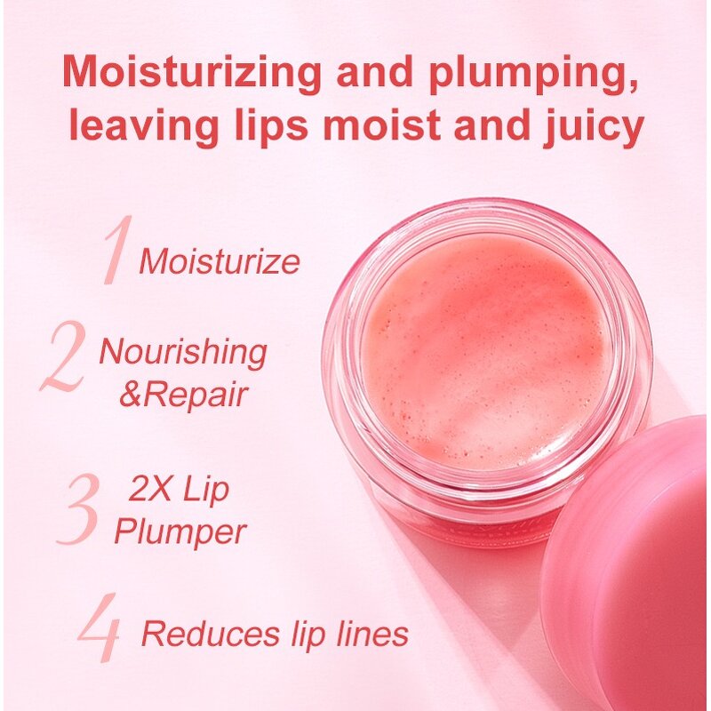 Lip Sleeping Mask - Manufacturer - Private Label Natural Organic Vitamin C Brightening Night Repair