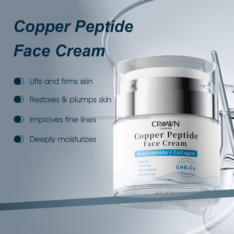 Collagen Face Cream - Manufacturer - Private Label Firming Whitening Anti-Aging GHK-Cu Peptide